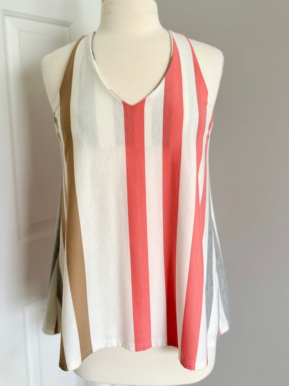 Puella Anthropologie Striped Swing Top | Size XS